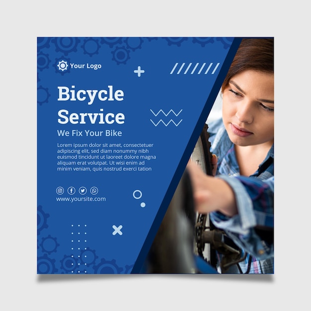 Mechanic squared flyer template