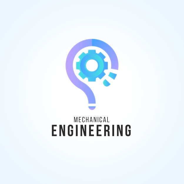 Free vector mechanical engineering logo design