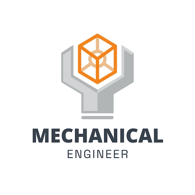 Free vector mechanical engineering logo design