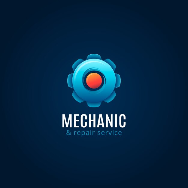 Mechanical repair logo design