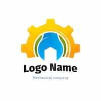 Free vector mechanical repair logo template design