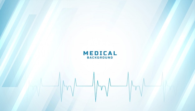 Бесплатное векторное изображение Медицинский и медицинский блестящий синий дизайн