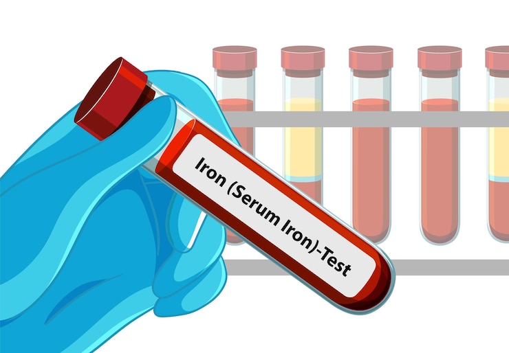 Free Vector medical blood test illustration