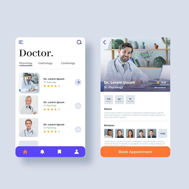 Medical booking app