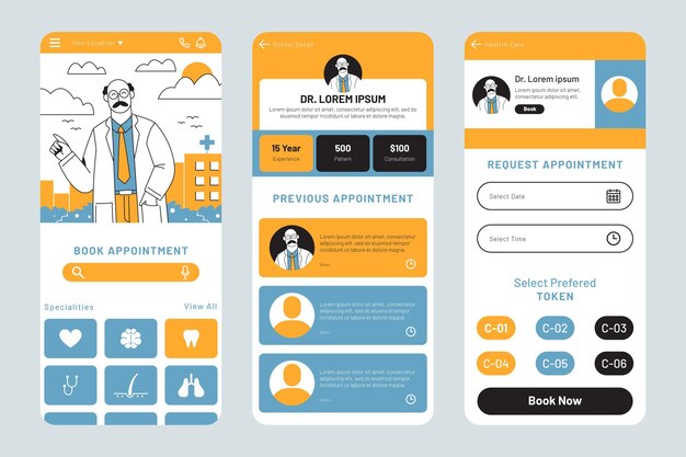 Medical booking application