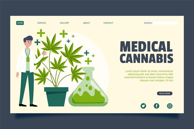 医療大麻-ランディングページ