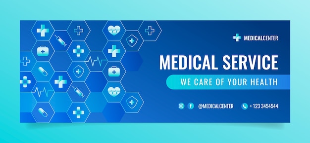 Medical center template design