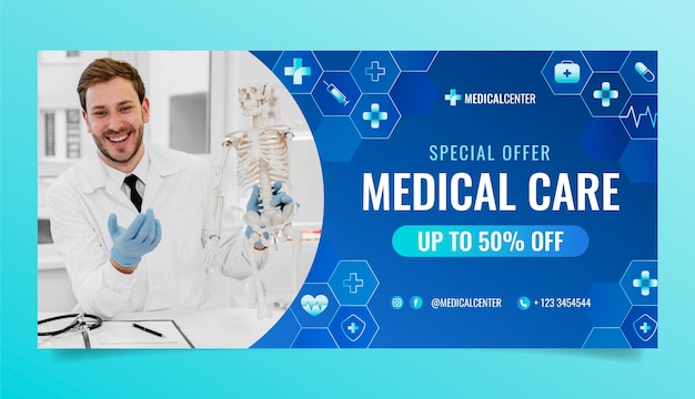 Medical center template design