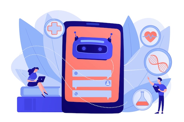 Medical chatbot gives healthcare consultation to patient