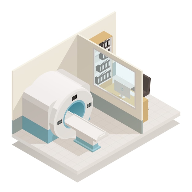 Medical Diagnostic Equipment Isometric  