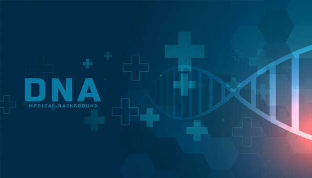 Medical dna structure health care background design