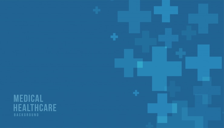 Free Vector medical and healthecare background with plus signs