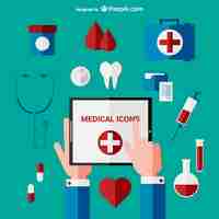 Free vector medical icons