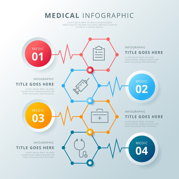 의료 infographic 개념