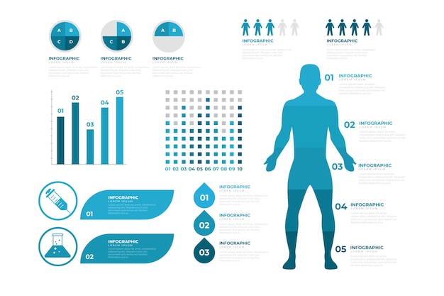 의료 infographic 템플릿