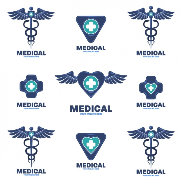 Free Vector medical logos collection