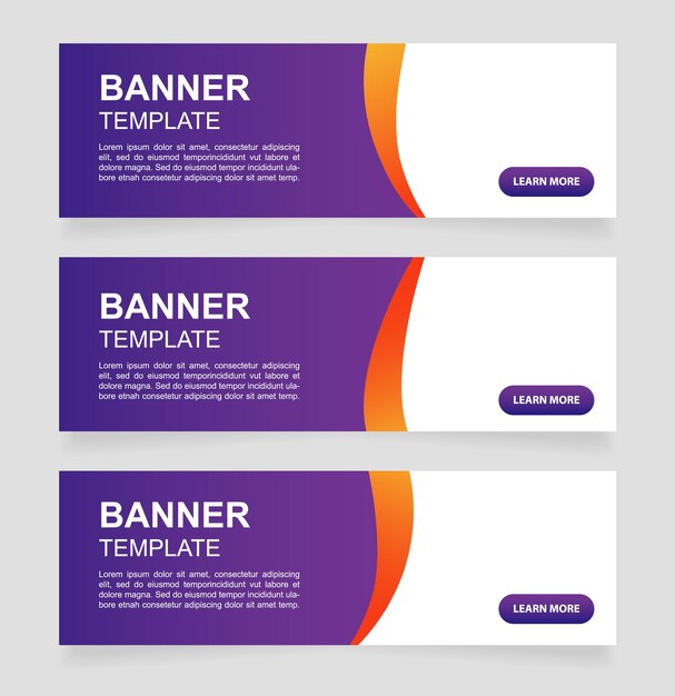 Medical online conference web banner design template. vector flyer with text space. advertising placard with customized copyspace. promotional printable poster for advertising. graphic layout