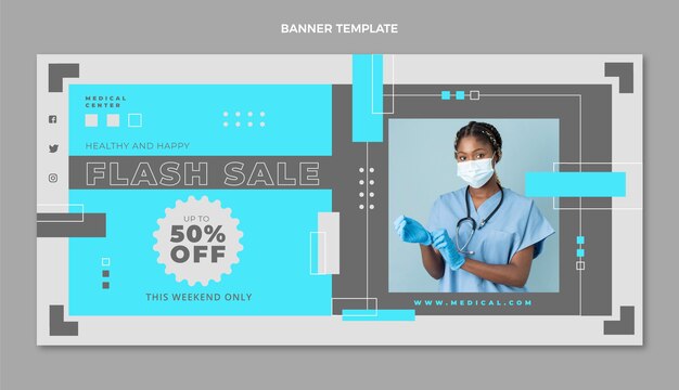 Medical sales banner template