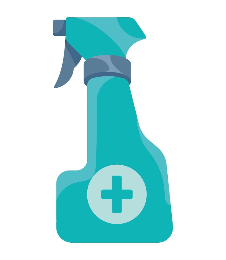 Free Vector medical spray bottle isolated illustration