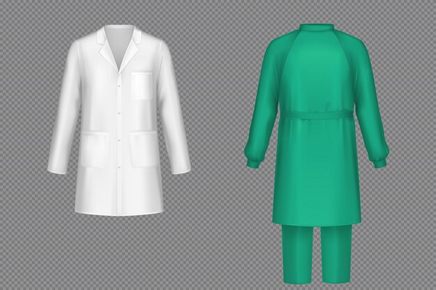 Medical uniform for surgeon, doctor or nurse