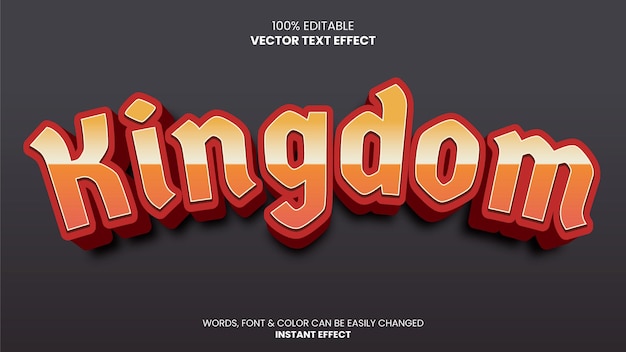 Medieval Cartoon Style Text Effect