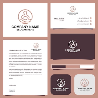Meditation logo and business card