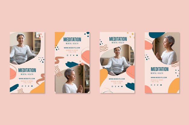 Meditation and mindfulness instagram posts