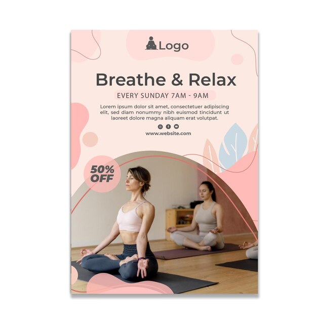 meditation and mindfulness poster