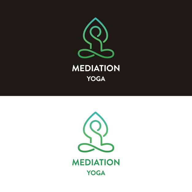Meditation Yoga Logo design