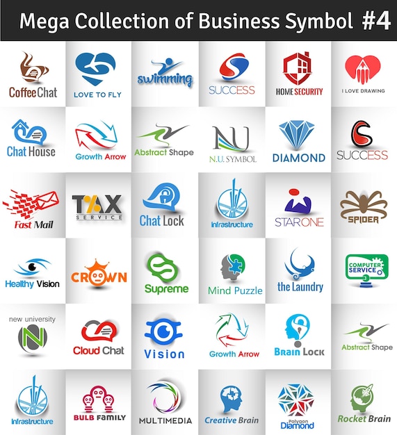 Free vector mega collection of vector logo design