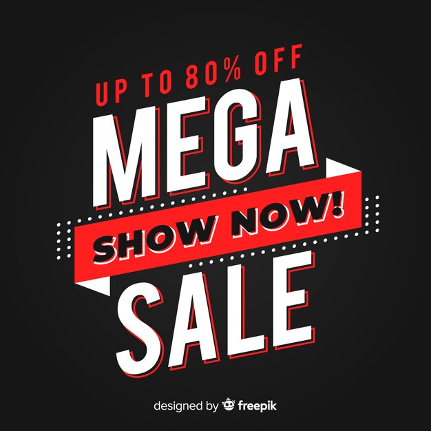 Mega sale banner