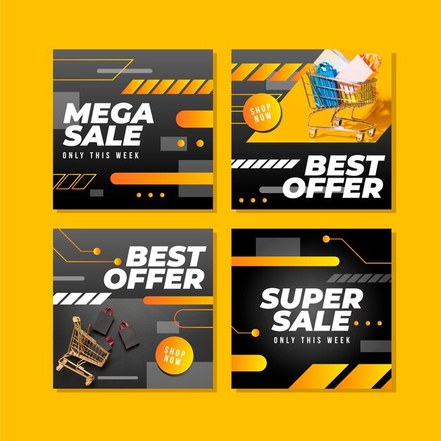 Mega sale instagram post collection