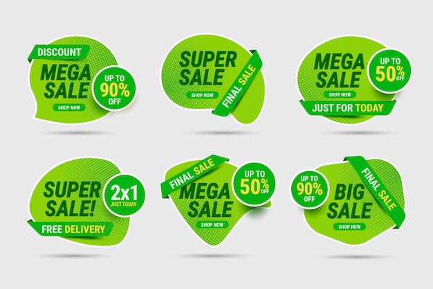 Mega sale labels collection