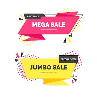 Mega sales banner collection