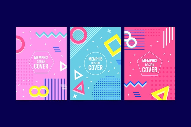 Memphis colorful cover pack