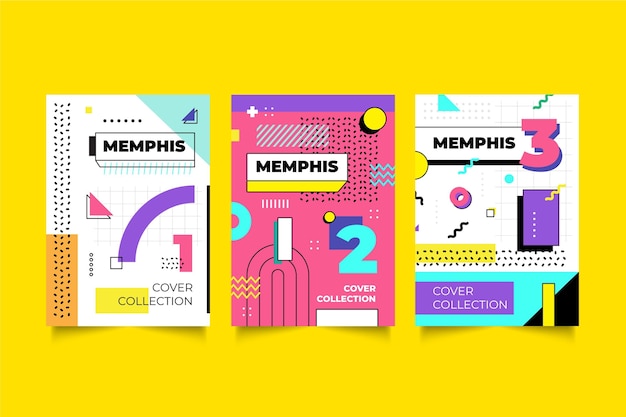 Memphis design cover collection