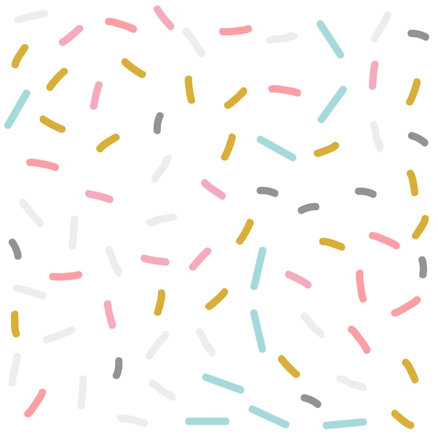 Free vector memphis or falling confetti style pattern background