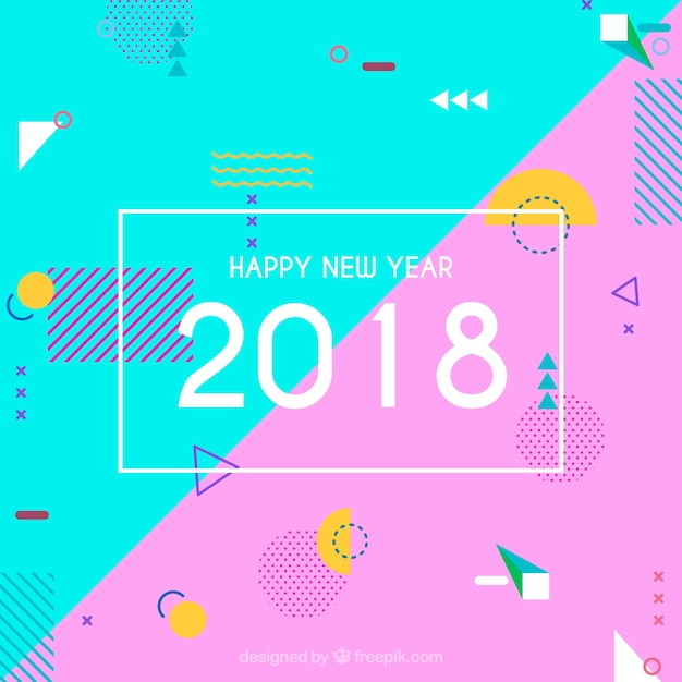 Мемфис новый год 2018 фон