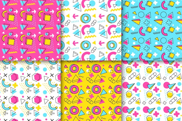 Memphis pattern collection