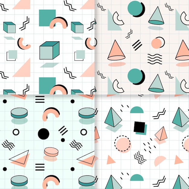 Memphis pattern collection