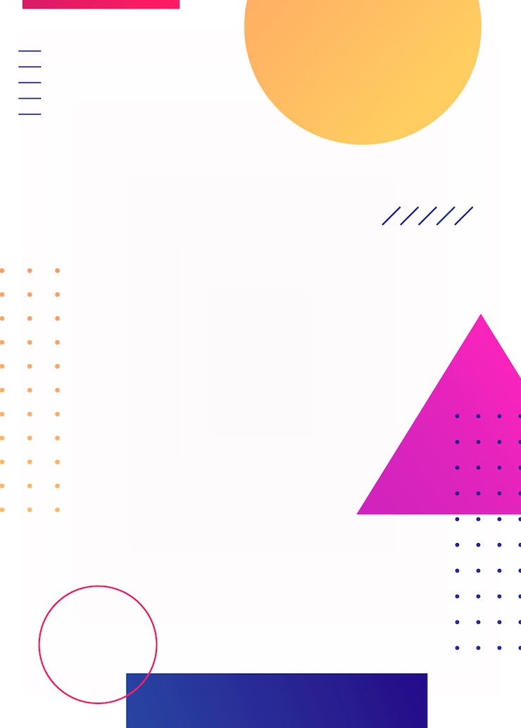 Free Vector memphis patterned background