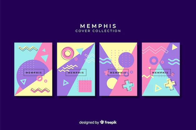 Memphis style cover collection