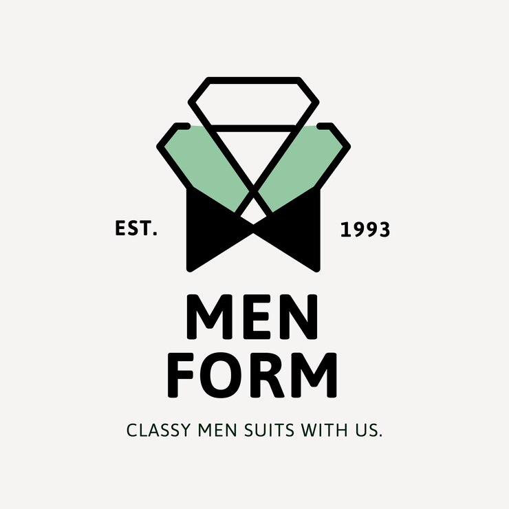 무료 Vector 남성 의류 매장 로고, 의류 비즈니스 브랜딩 템플릿 디자인 벡터