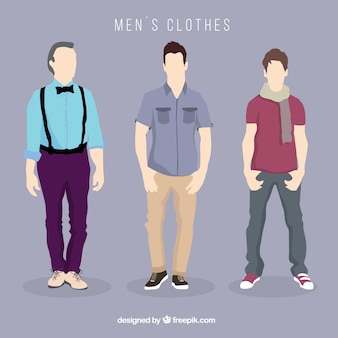 Free Vector | Men's clothes