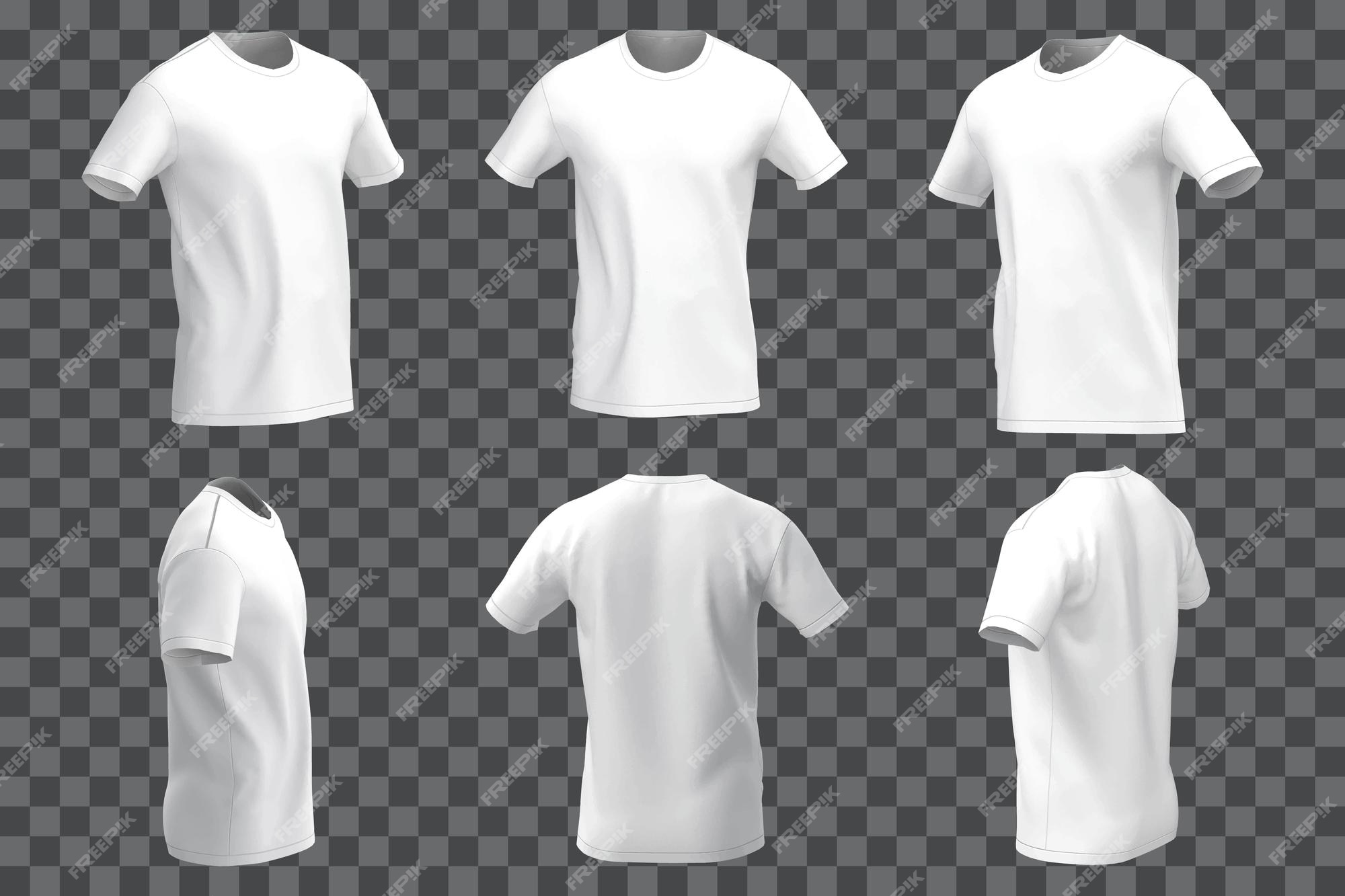 White T Shirt Template - Vectors & PSDs Download