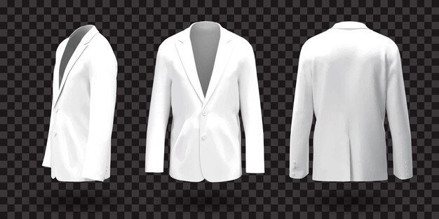 men's white jacket