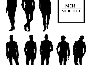 silhouette uomo