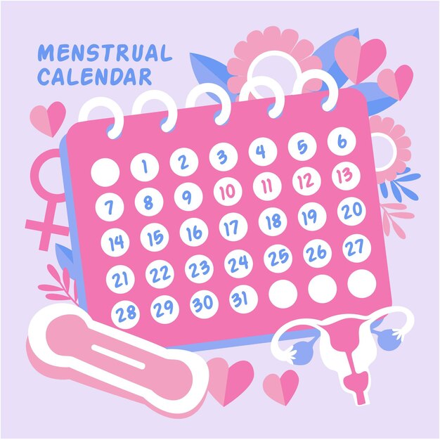 月経カレンダーのコンセプト