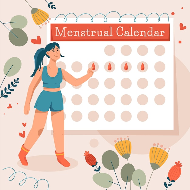 月経カレンダーの概念