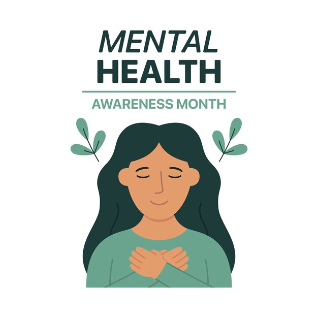 mental health awareness month ribbon